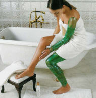 Herbal Aloe Body Wrap - spa body wraps at home!