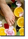 Soothing spa foot facials